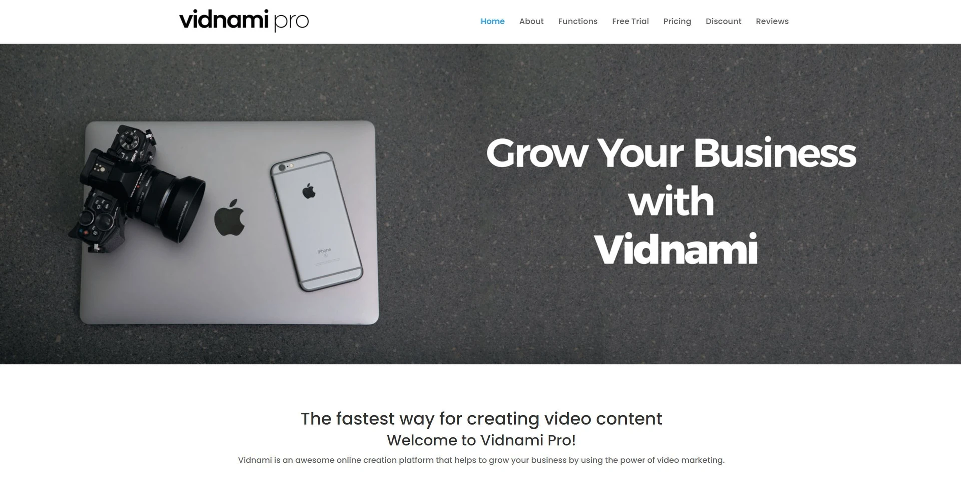 Vidnami Prowebsite picture