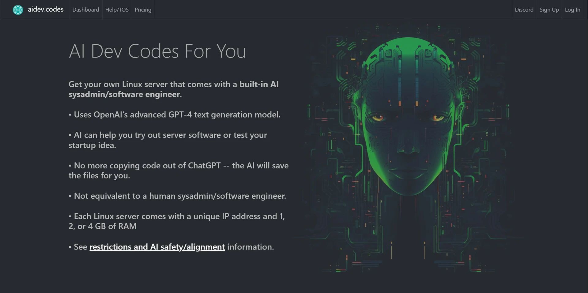 AI Dev Codeswebsite picture
