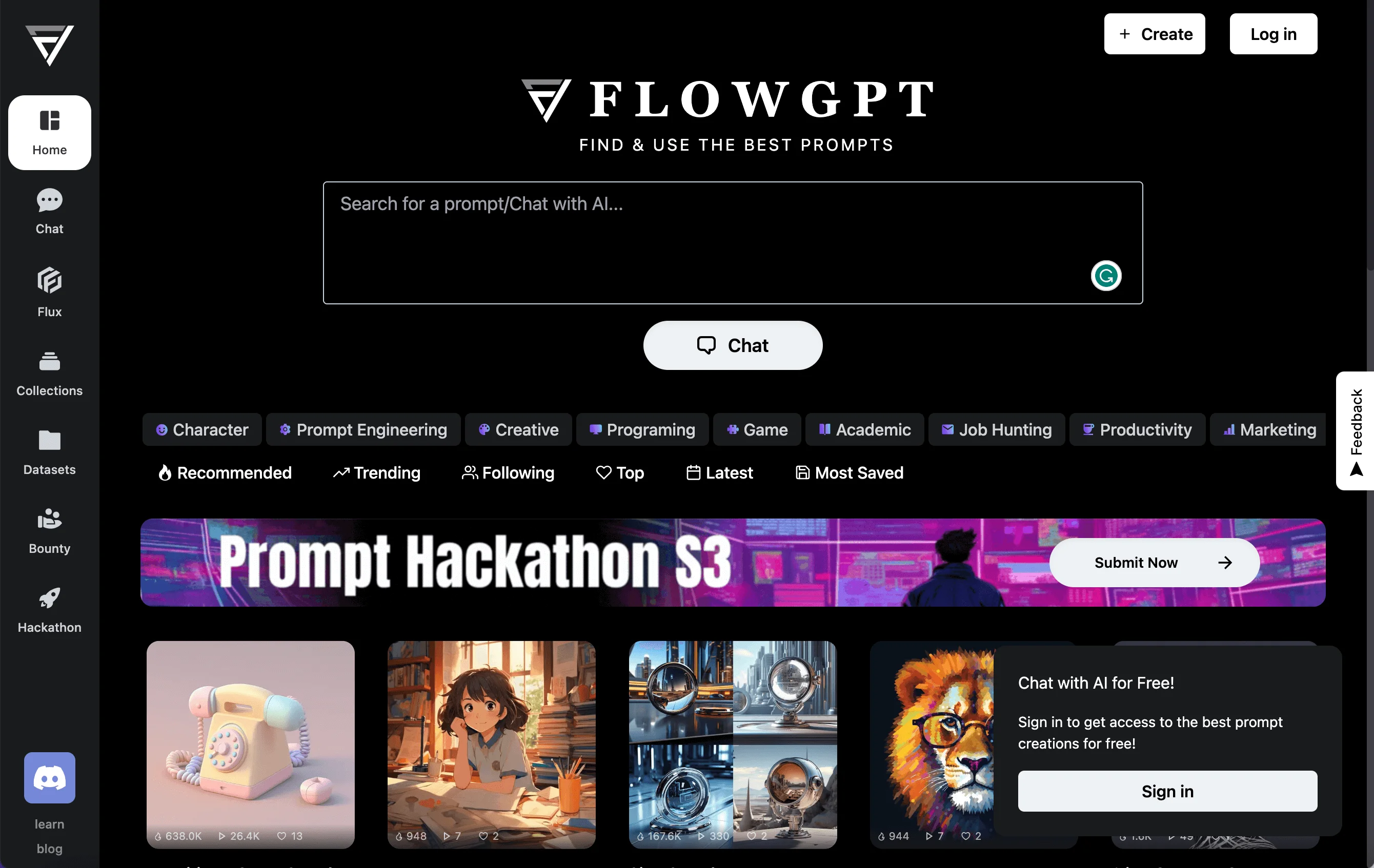 FLOWGPTwebsite picture
